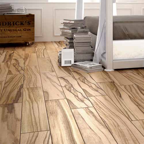 Amazonia Porta Beige WoodLook Tile Plank Floor View
